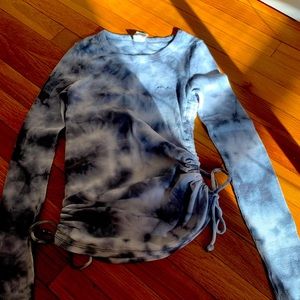 Victoria’s secret Pink tie-dye sinched long sleeve